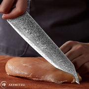 couteau traditionnel japonais akeno pro poulet akemitzu